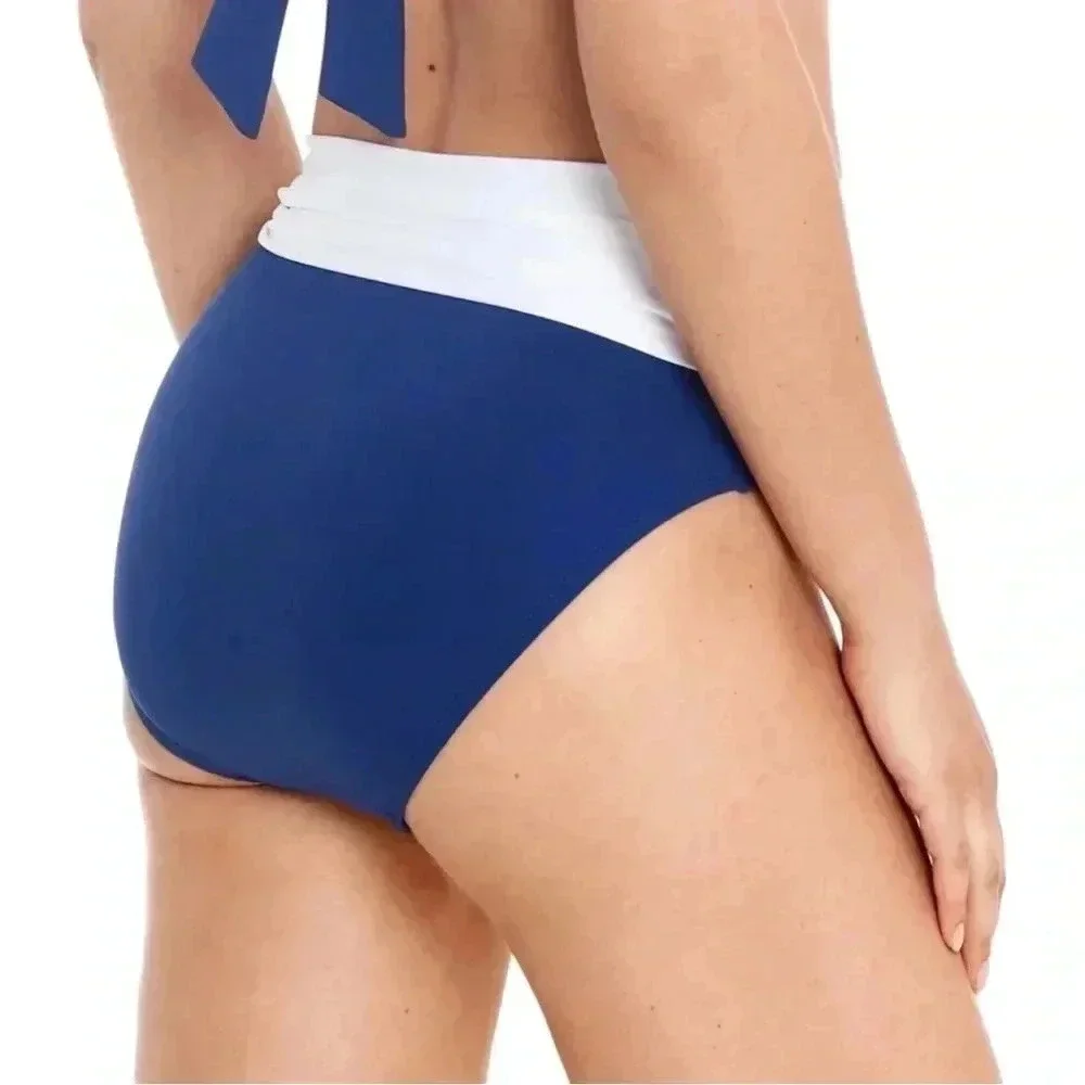 Lauren Ralph Lauren Sapphire Tummy Control Womens Bikini Swim Bottoms Size 12 - Picture 3 of 15